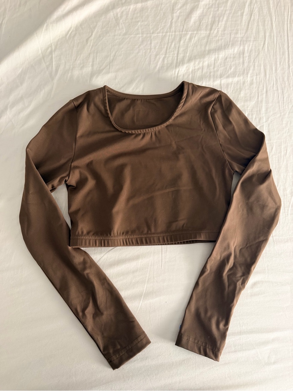 Daily drills long sleeve cropped top small